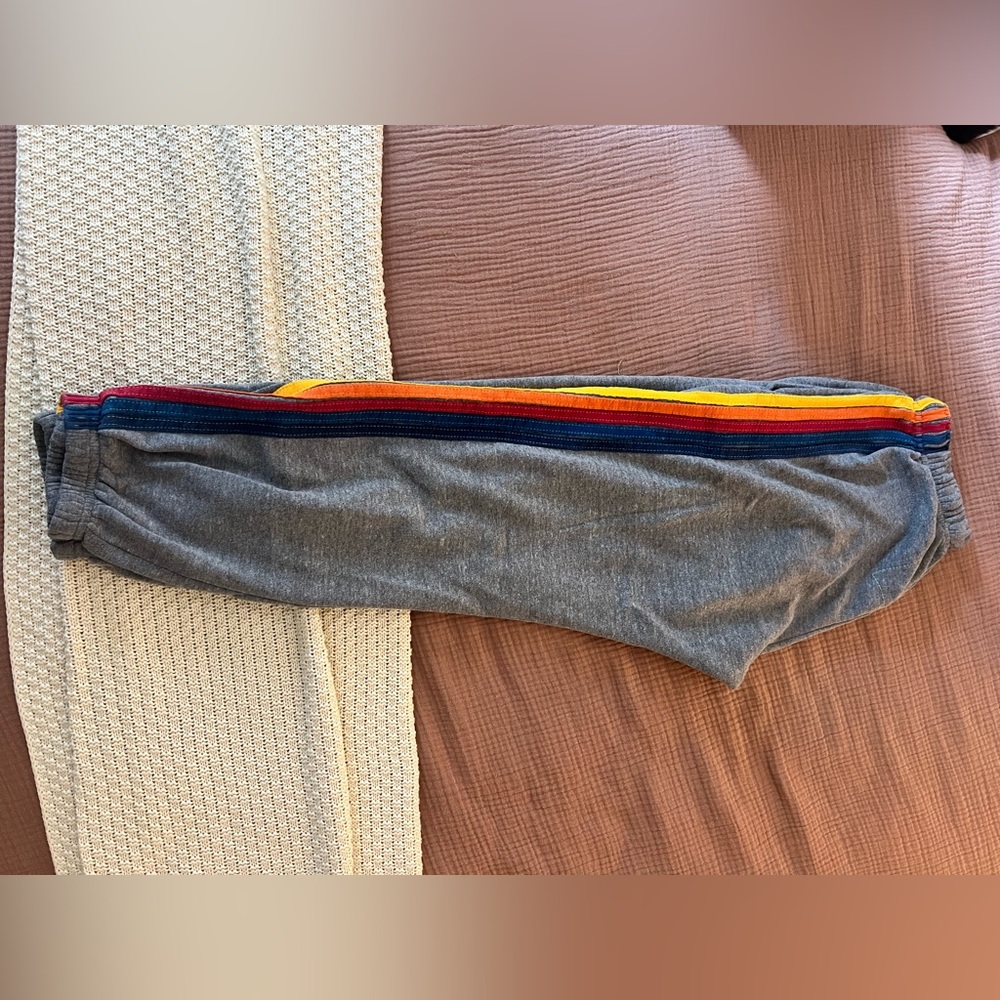 Aviator nation grey sweatpants
